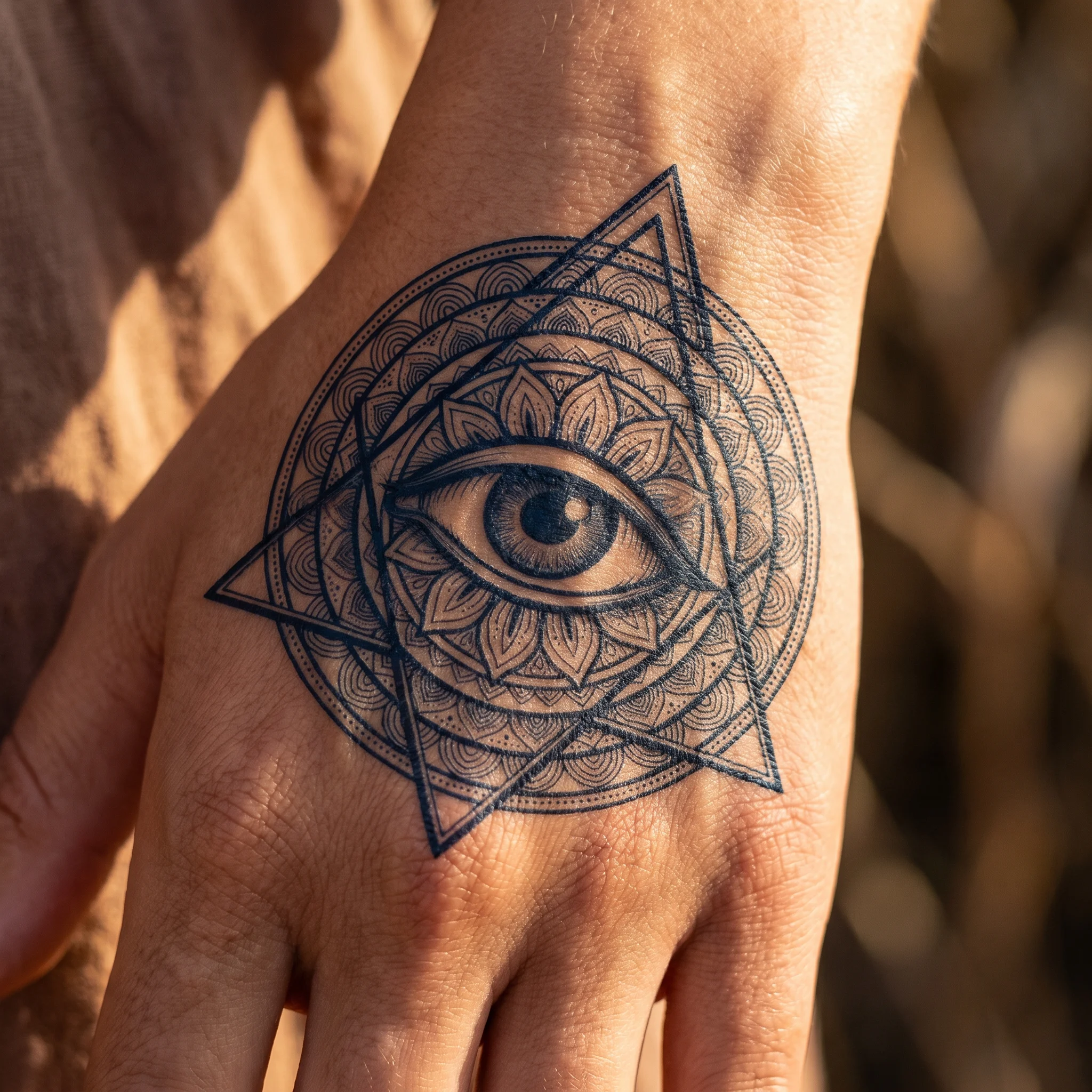 ThirdEye tattoo on skin