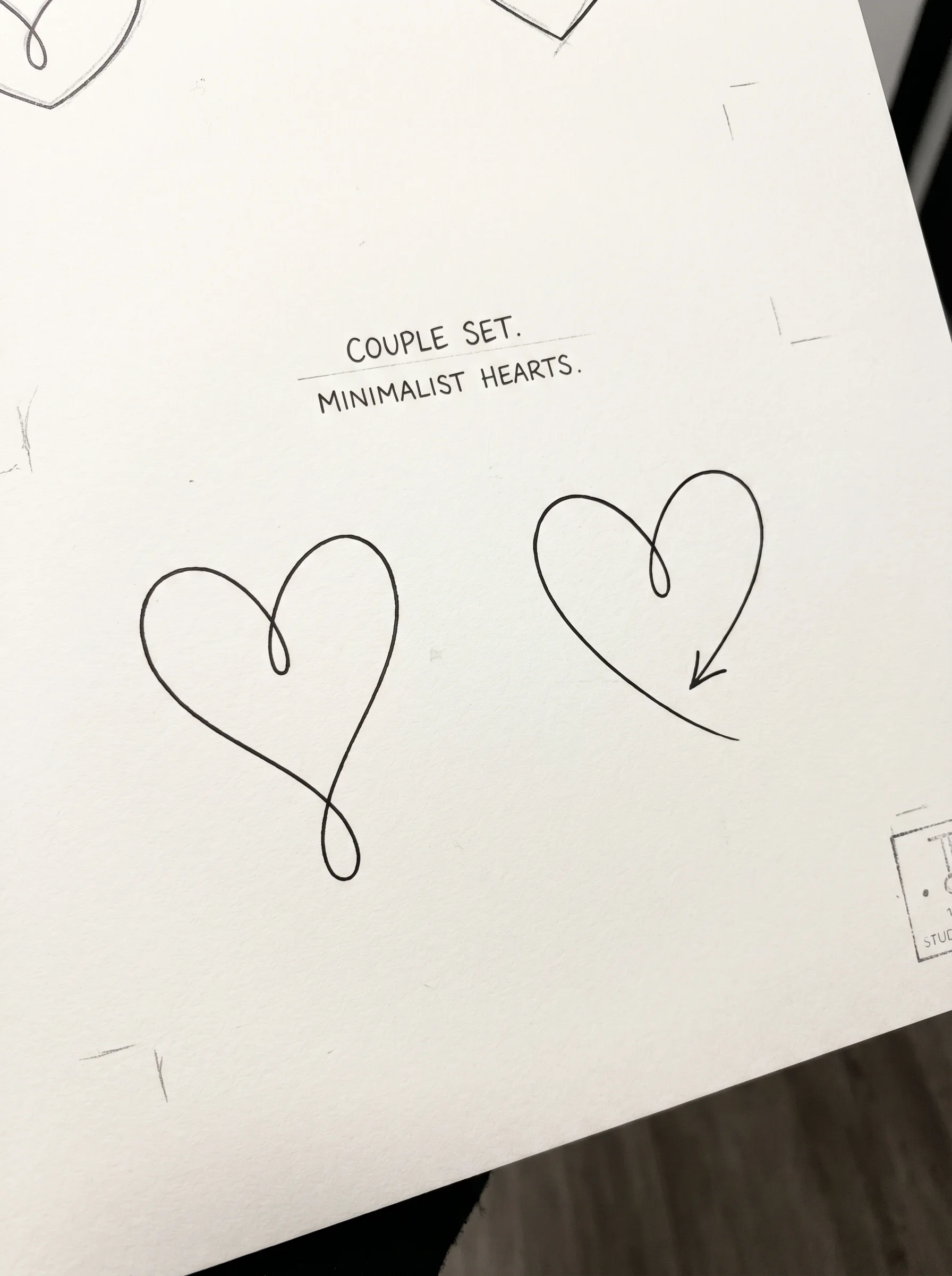 Hearts couple set